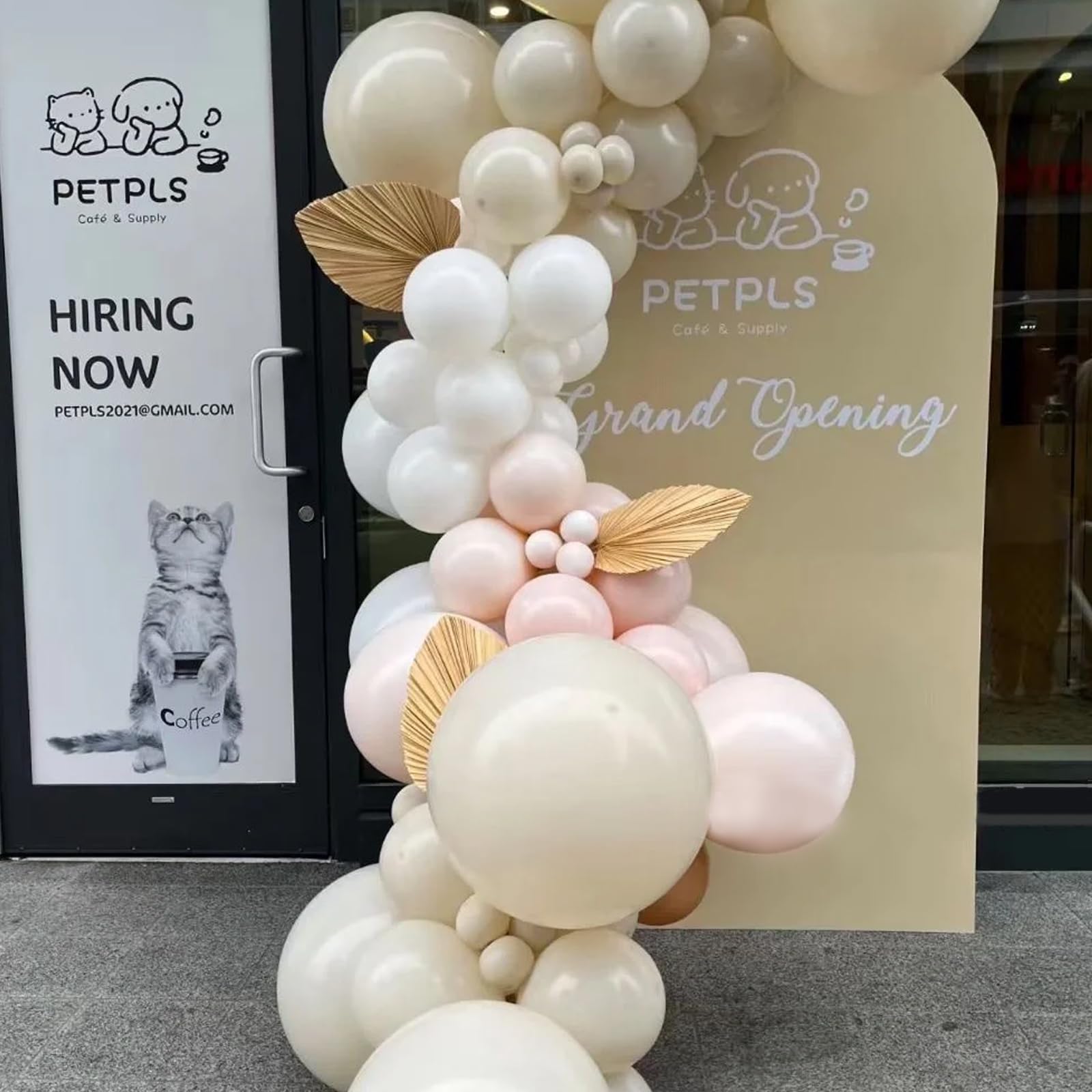 Amazon.com: Voircoloria 130pcs Ivory White Balloons Different