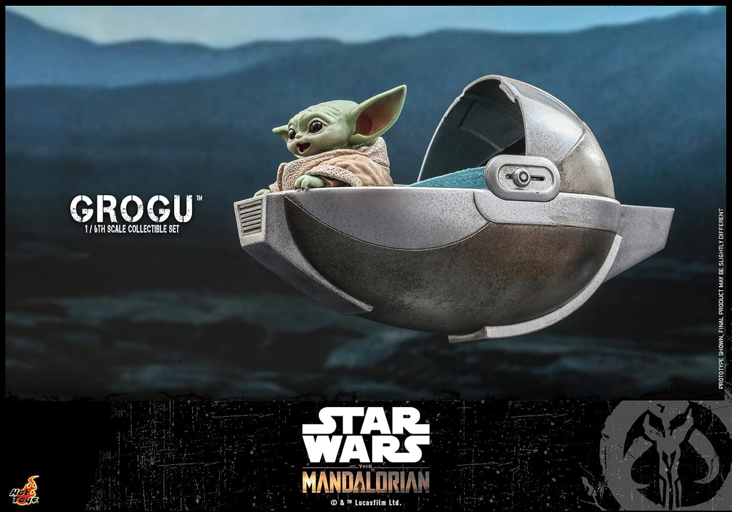 TV Masterpiece Mandalorian Grogoo & Accessory Set 1/6 Scale Figure Green (HT908288)