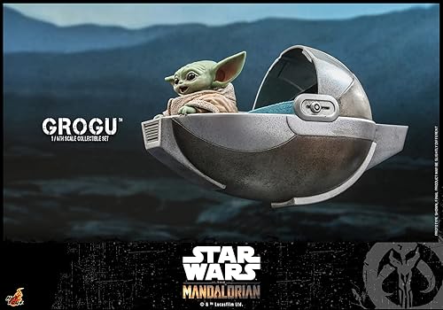 Miniatura 2 de TV Masterpiece Mandalorian Grogoo y juego de accesorios 1/6 escala figura verde (HT908288)