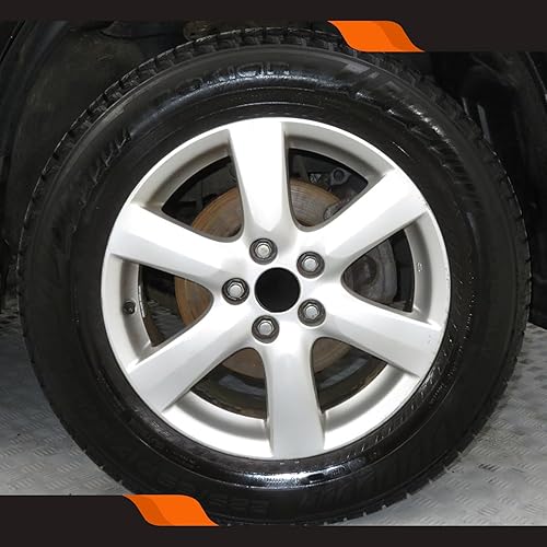 Miniatura 4 de TMS - Tapones centrales de rueda de 2.5 pulgadas para Toyota Corolla Camry Highlander RAV4, paquete de 4 (negro brillante, exterior de 2.5 pulgadas,