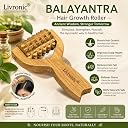 Livronic® Balayantra for Hair Growth Roller | Head Roller Bala Yantra | Wooden Derma Roller Balyantra for Hair | Wood Head Massage & Scalp Massager - Pain Relief & Blood Circulation gallery image