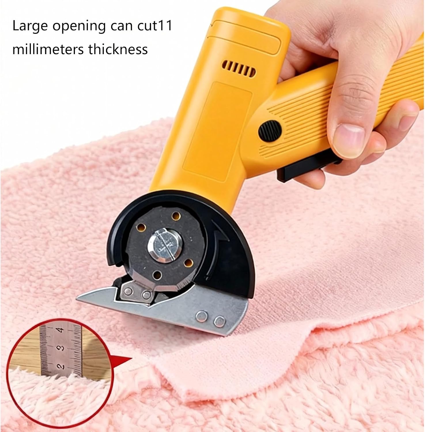 Electric Tailors Scissors USB Charging Cutter Power Rotating for Fabric Paper Cardboard Carpet Leather Multipurpose