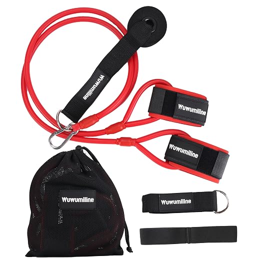 Baseball Softball Resistance Bands with Baseball Swing Trainer Band, Arm Strength Training Equipment Exercise for Flexibility and Throwing Velocity for Pitching Trainer