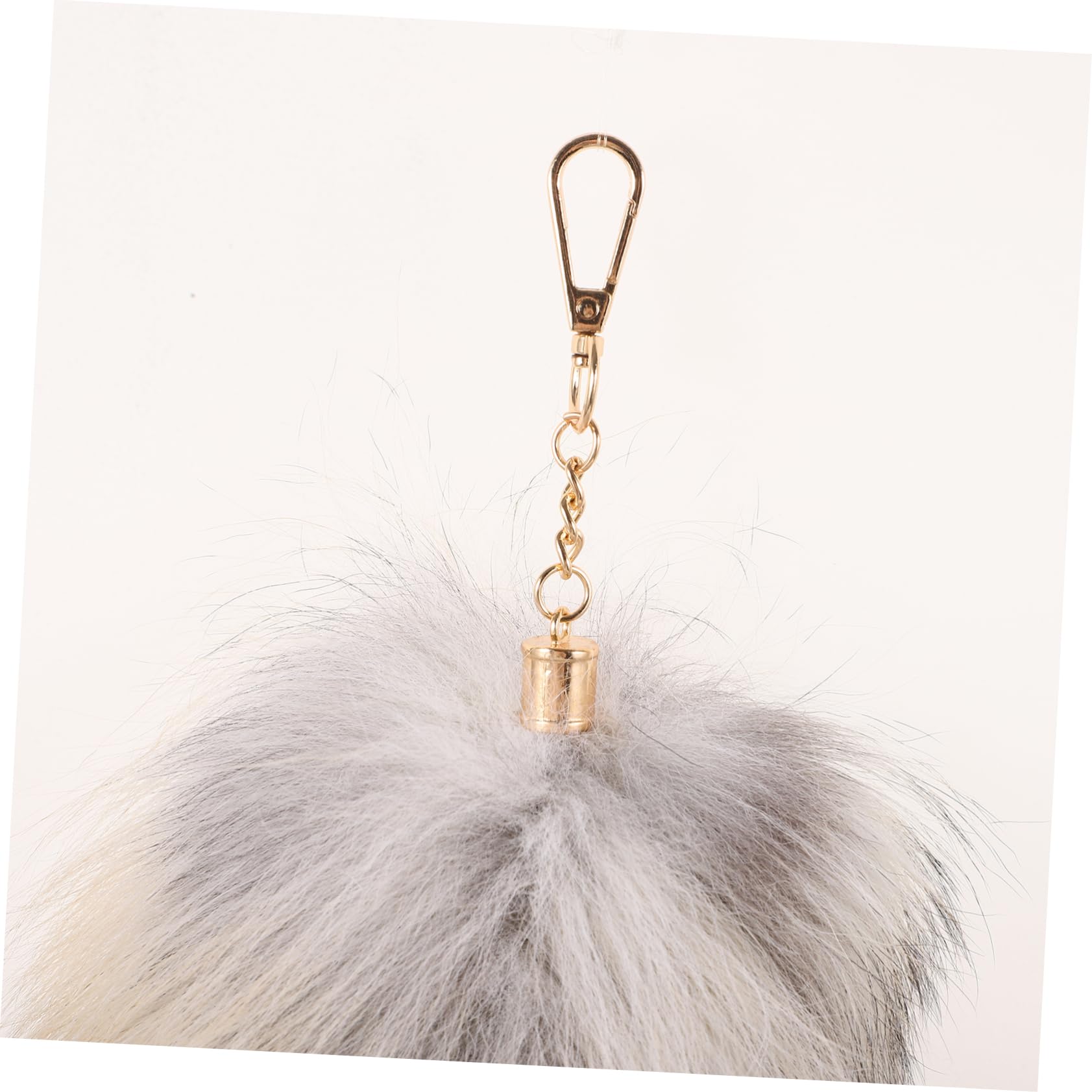 SOIMISS 2pezzi Portachiavi Coda Di Animale Peluche Con Gancio Decorativo Per Borse e Zaini Accessorio Elegante e Pratico Compatte e Leggero Adatto Tutte Le Età