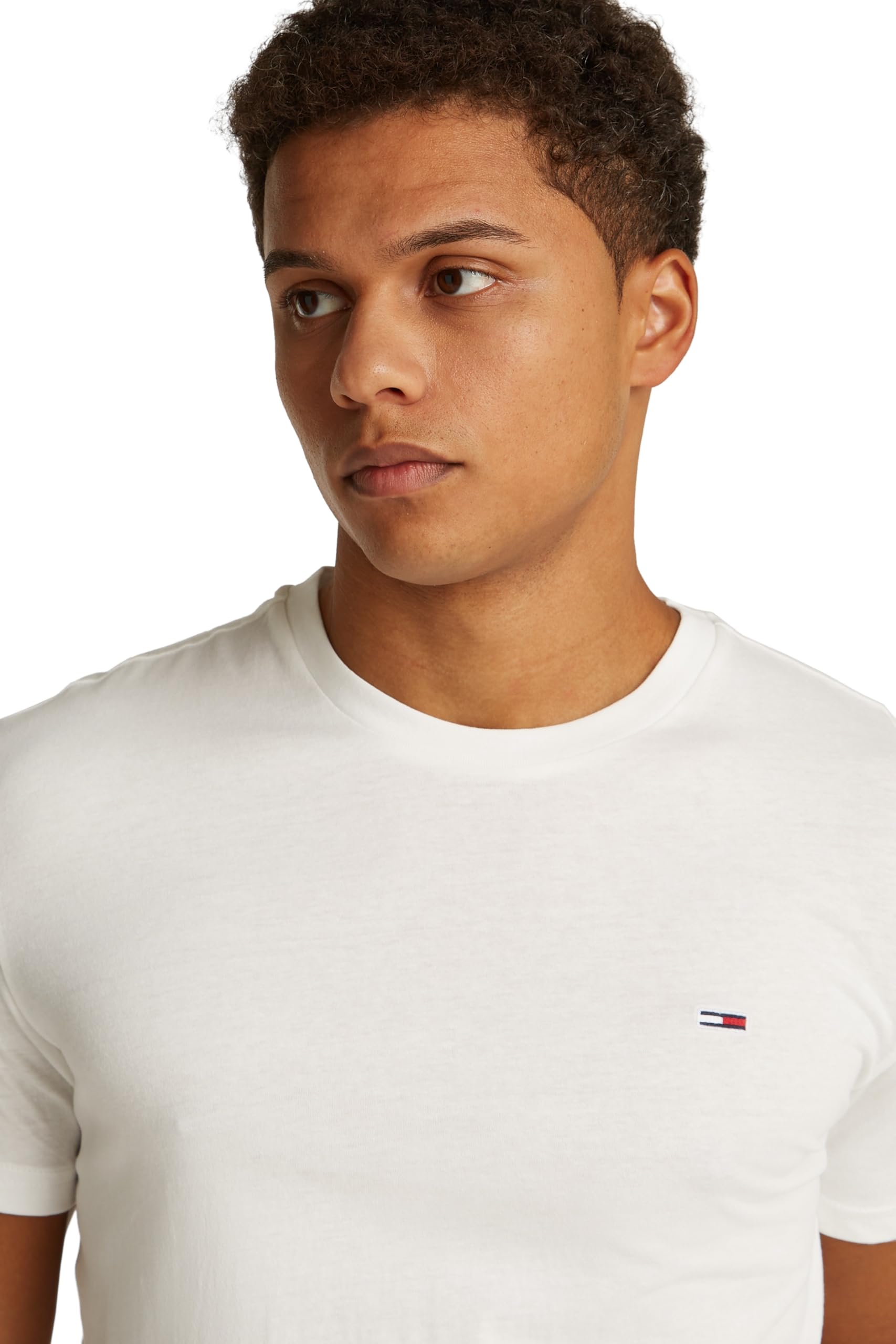 Tommy Jeans Herren TJM Xslim 3 Pack Tee Dm0dm21579 S/S T-Shirt – Bild 3