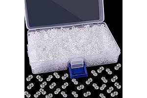 FEPITO Clear Rainbow Loom Bands