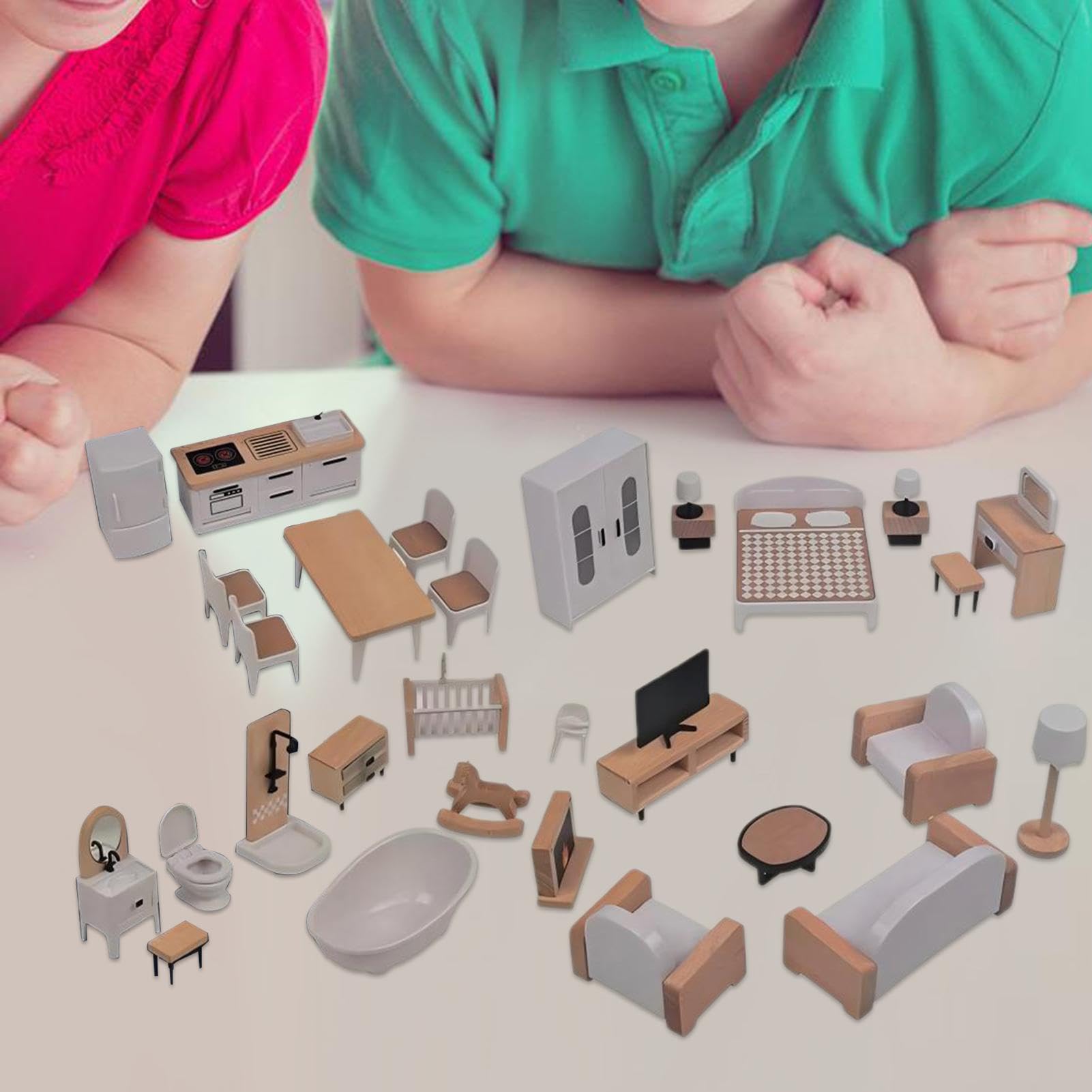Mobili per Casa delle Bambole Casa delle Bambole Realistica con Giochi