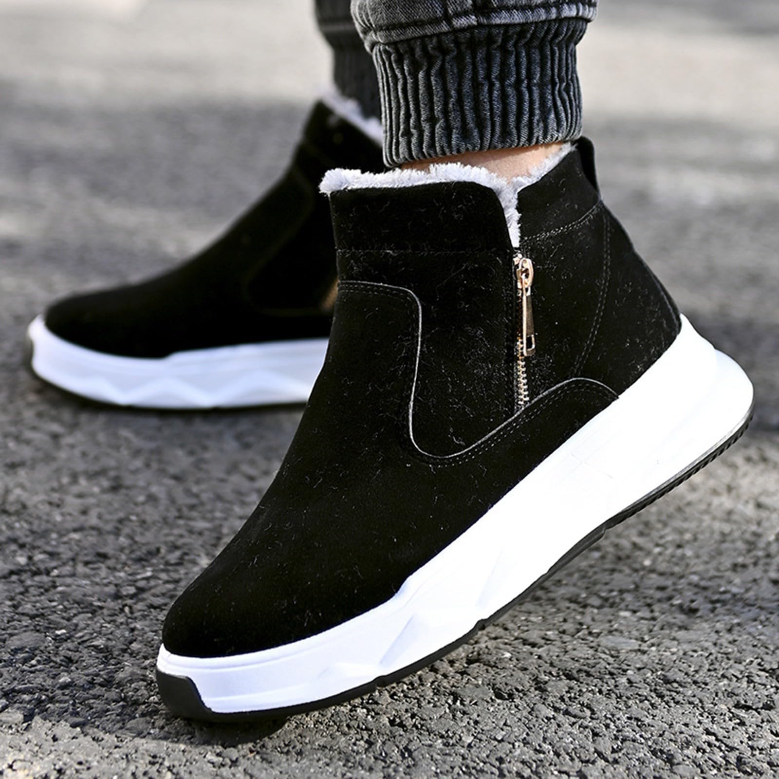 Schneeschuhe Herren Warm, Winterschuhe Herren Gefüttert, Wanderstiefel