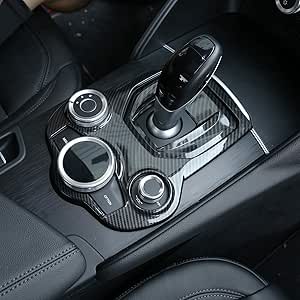 Compatibel Met Echte Koolstofvezel Voor Alfa Romeo Stelvio Giulia 2017 2019 Auto Stuurwiel Decoratief Frame Sticker Auto Interieur Accessoires