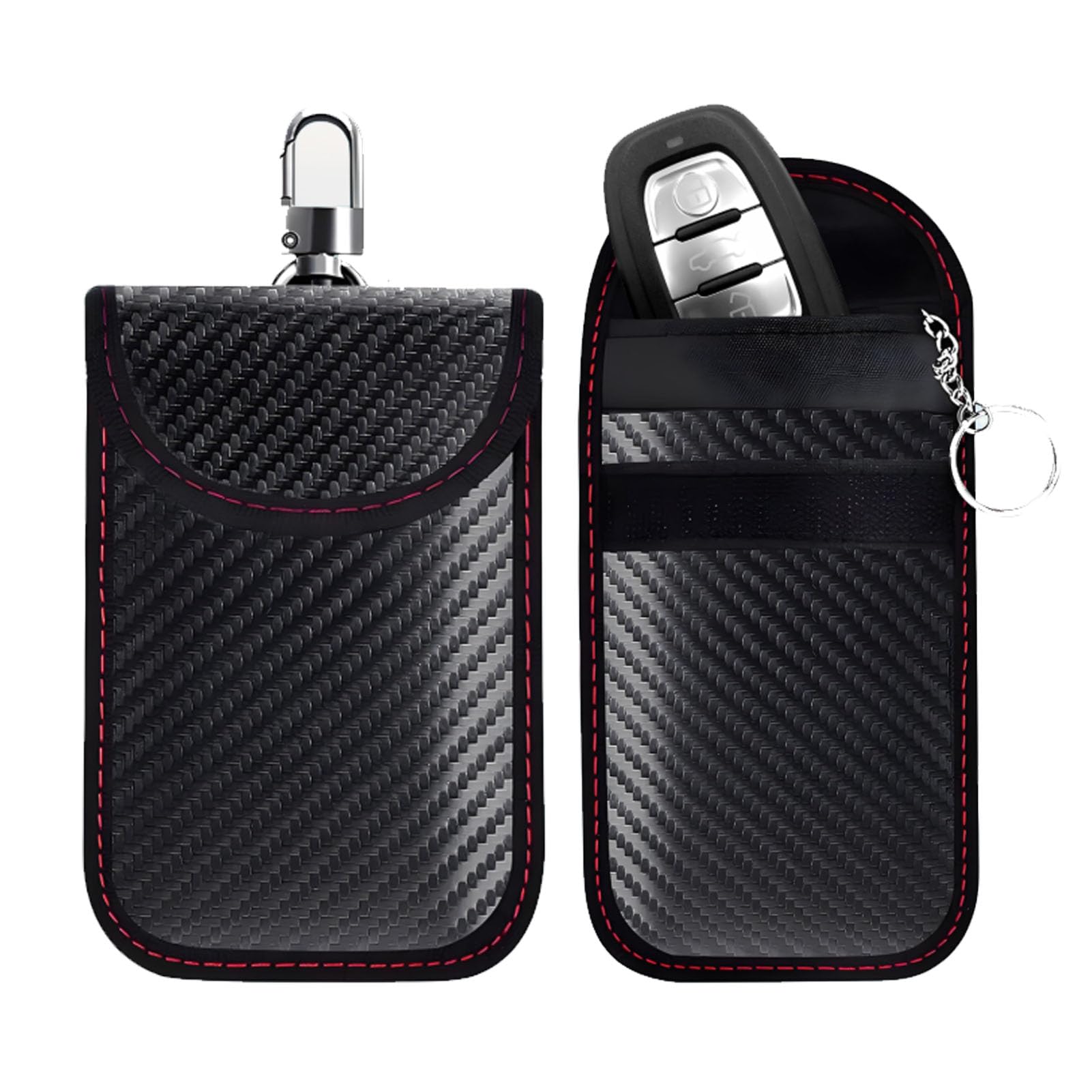 Schutz Autoschlüssel,2 Stück Keyless Go Schutz Autoschlüssel,RFID Schutz,Car Key Safe,Schutz Keyless,KeylessGo