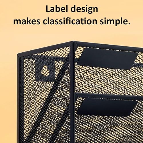 Miniatura 4 de Kuntine.B Organizador de archivos de pared de 6 niveles, organizador de archivos colgantes, organizador de cubículos, soporte de archivos de pared