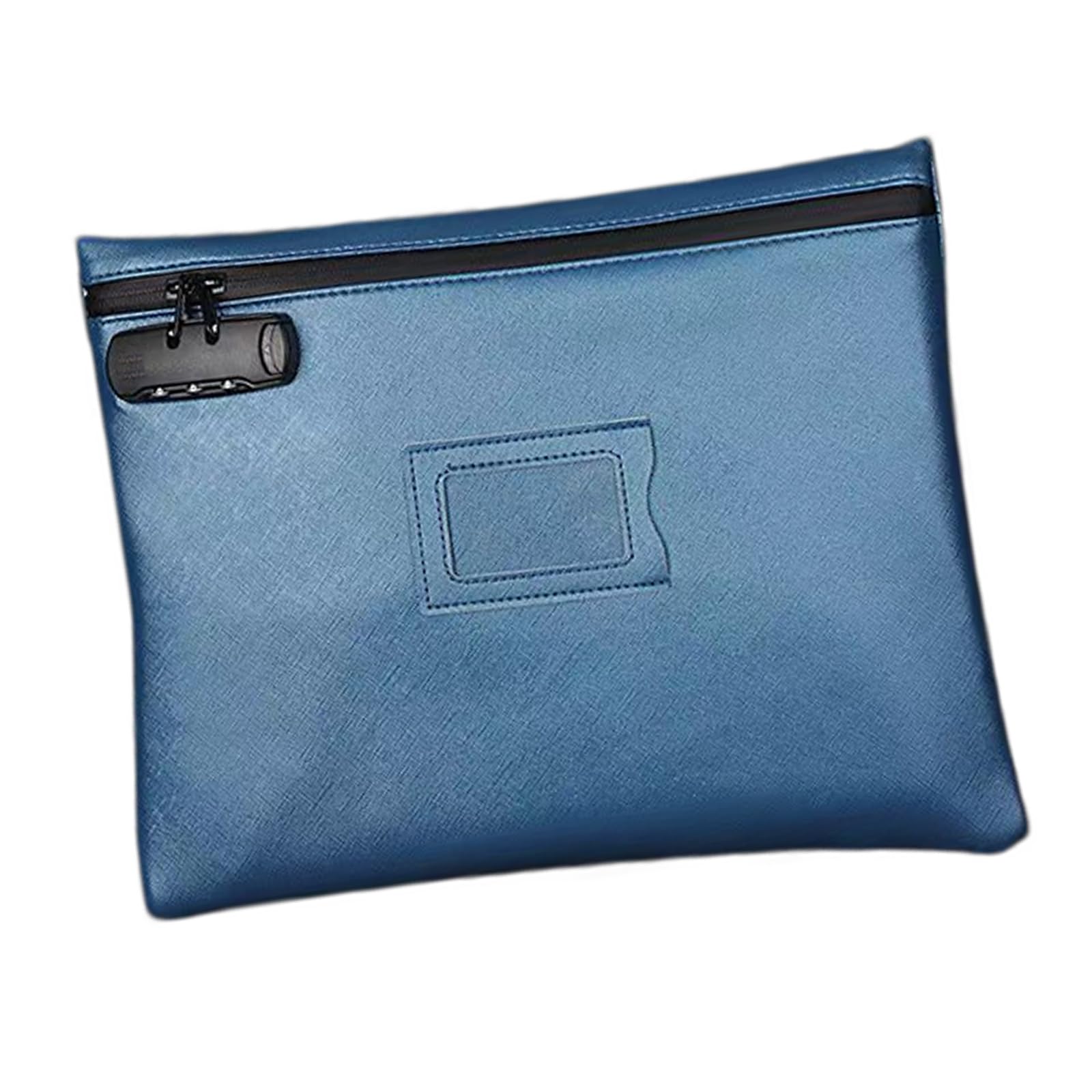 Busta carta formato lettera con accessori sicurezza, finestra frontale per, custodia organizer con cerniera per riunioni, chiusure, viaggi per notai mobili con finestra Custodia carta