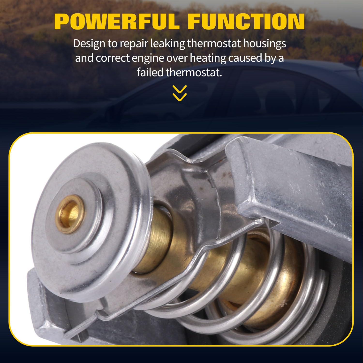 Coolant Thermostat And Housing/Cover Assembly 96984104 96984103 For - View #5