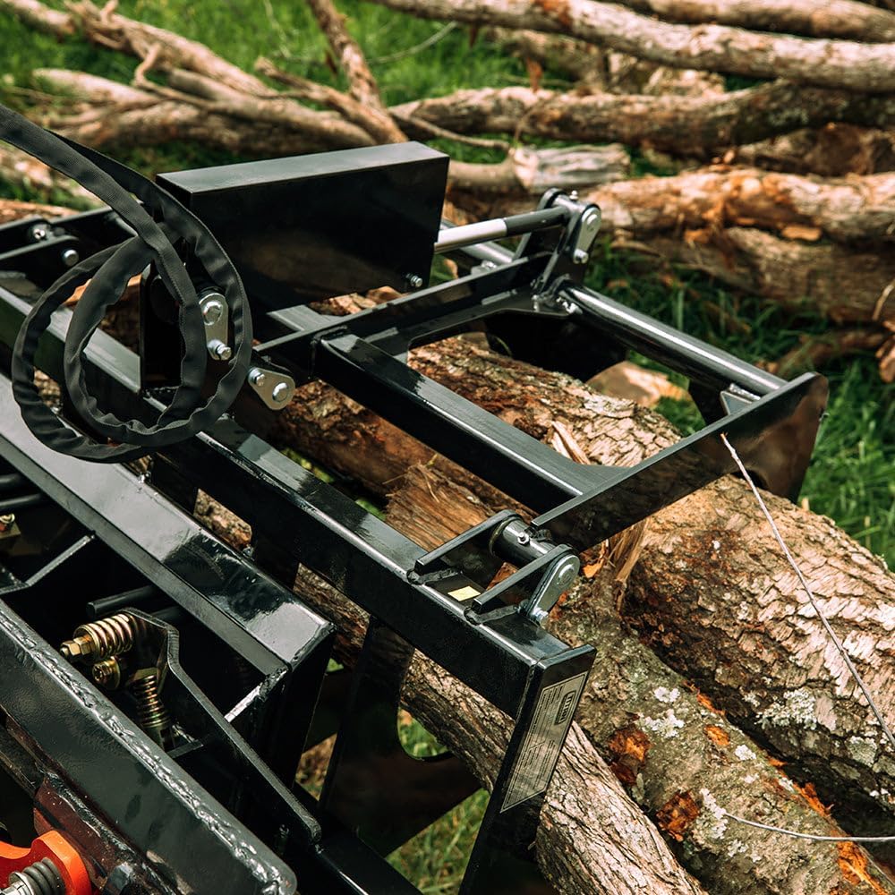 Titan Attachments 42" Mini Skid Steer Root Grapple Bucket, Universal Quick Tach Connection, 3,000 PSI Hydraulic Cylinder with Cylinder Guards, for Clearing Trees, Roots, Rocks, Brush
