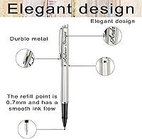 Vista 4 de Bolígrafos personalizados, bolígrafo grabado para hombres, bolígrafos de tinta de gel personalizados, bolígrafo de escritura regalo para graduación