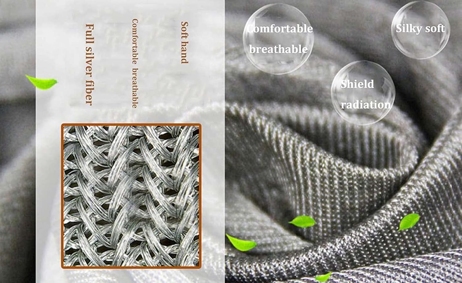 Tessuto di schermatura del segnale per isolamento elettromagnetico, tessuto di blocco del segnale del telefono cellulare, 1,5 m x 2 m, efficace protezione dalle interferenze elettromagnetiche