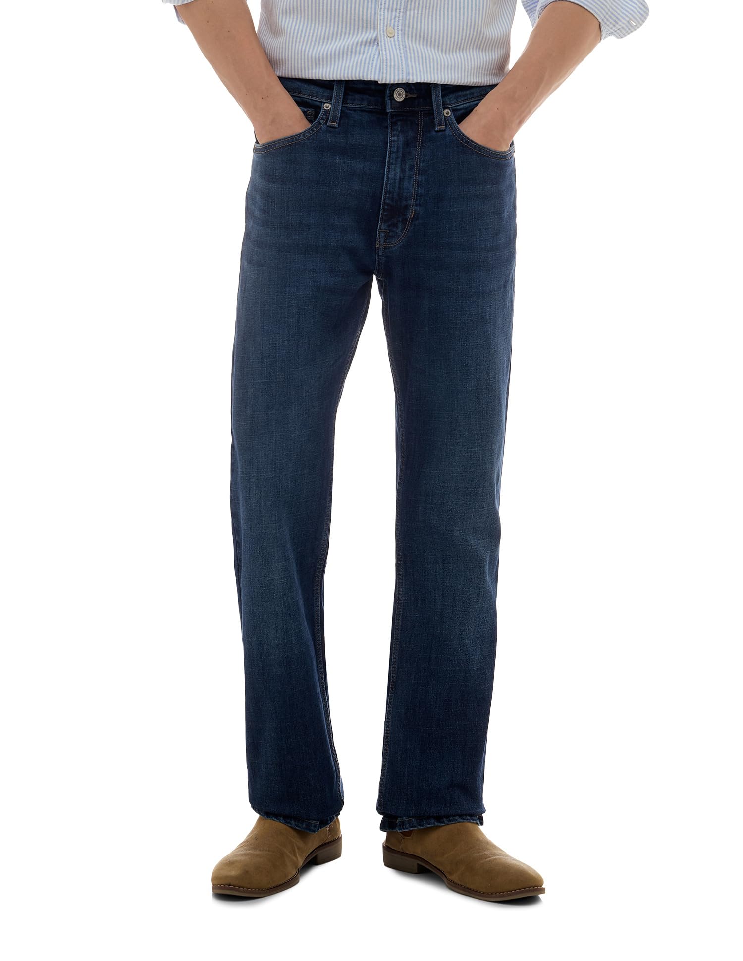 flying machine Men's Whiskered Bruce Bootcut Fit Jeans-picture-10