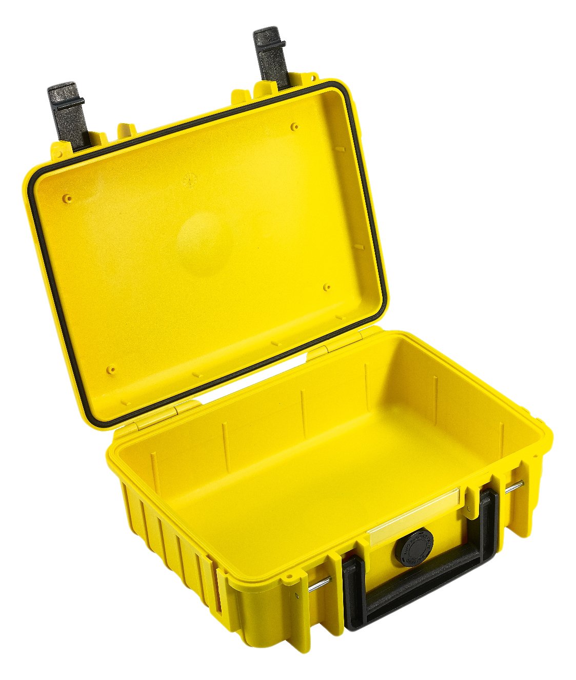 B&W Outdoor Transport Case - Type 1000 (Empty) - Yellow - Waterproof according to IP67 Certification, Dustproof, Virtually Indestructible