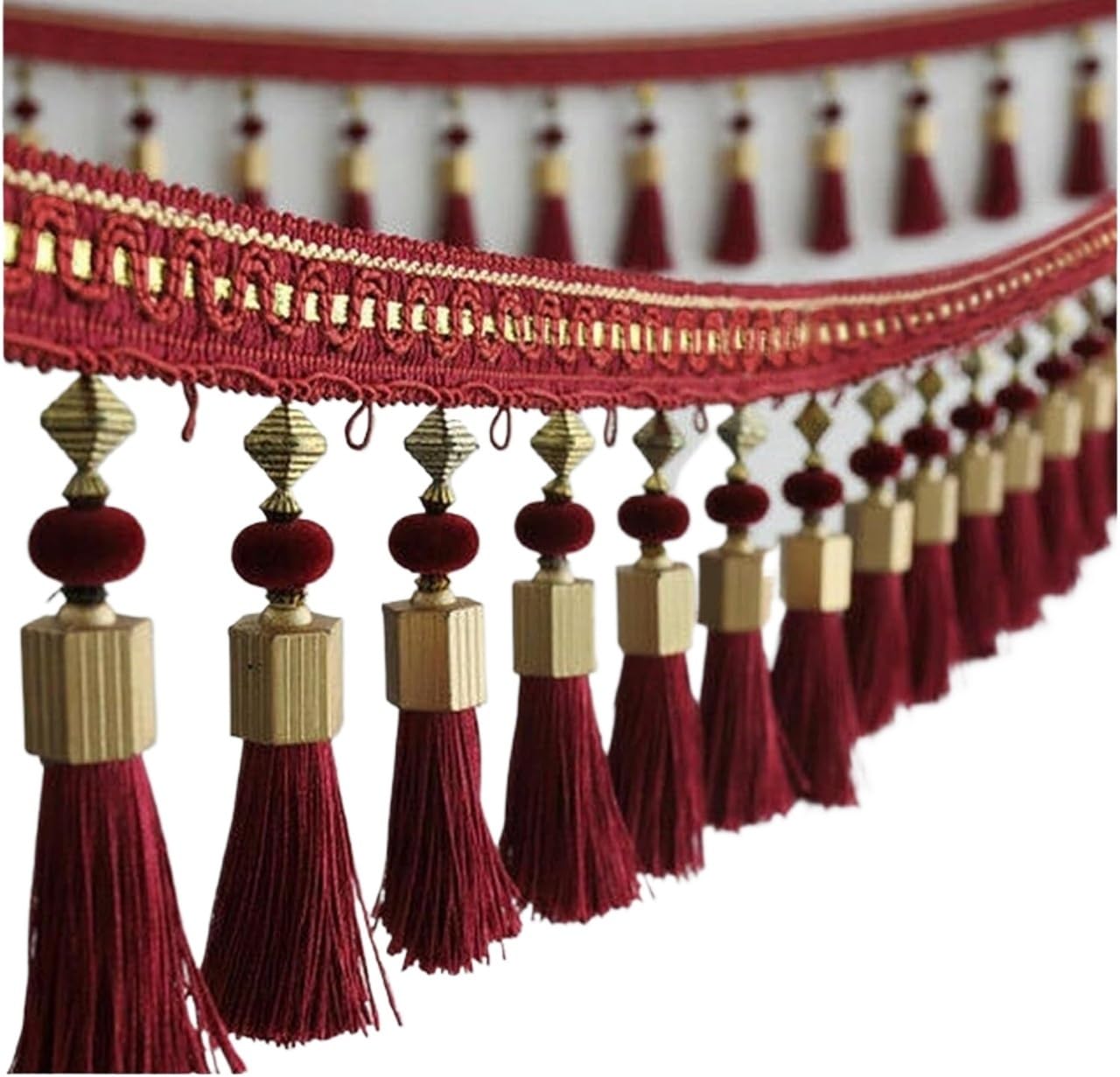 Bordure à franges haut de gamme pour des finitions couture d'exception