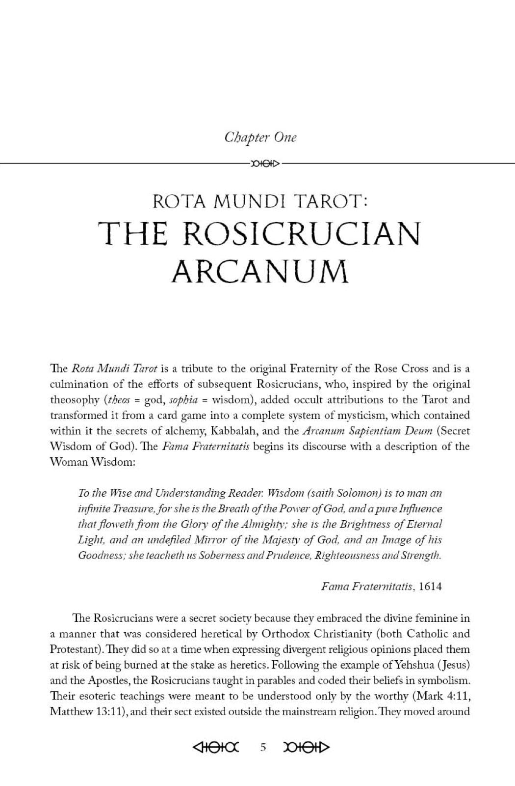 Rota Mundi Tarot: The Rosicrucian Arcanum (Tarot Kit Box Set with 78 Cards and Guide Book)