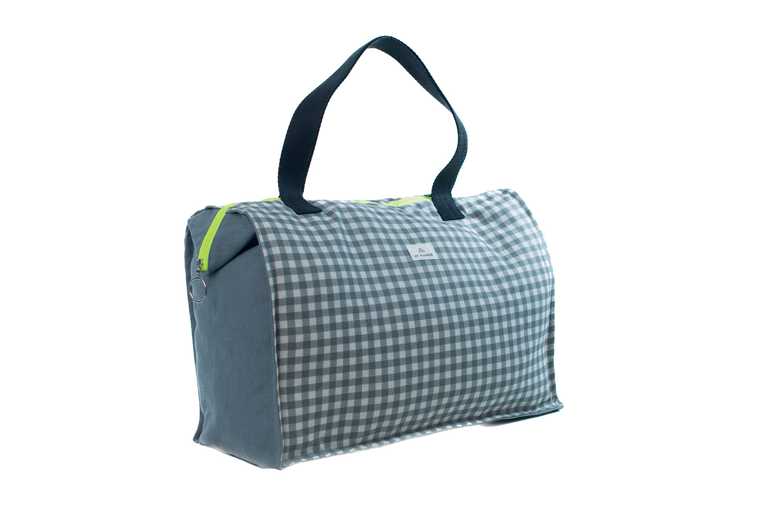 MY WANDERBolso Mujer Grande - Maxi Bolsa de Playa - Bolsos de Viaje Plegable - Material Resistente - Bolso Hombro Tela 78x41x23cm (50L) - Diseñado y Producido en España