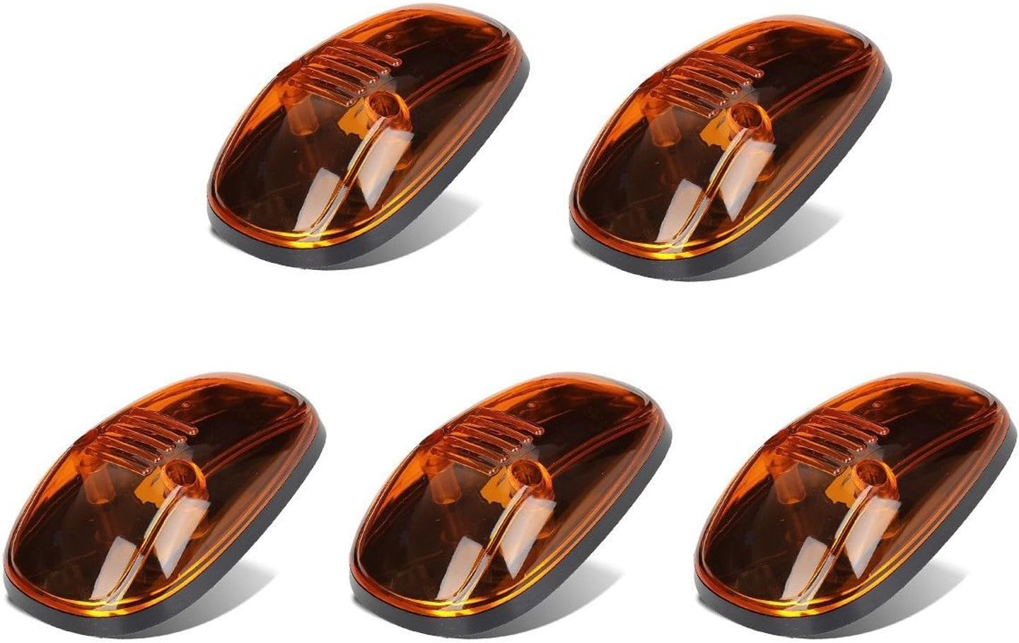 5PCS Amber Roof Top Running Light Cab Marker Light