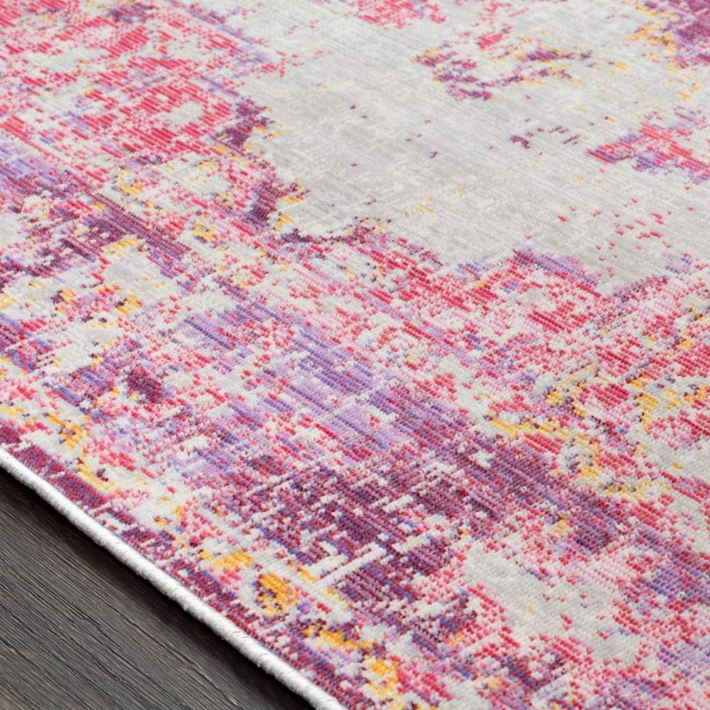 Livabliss Emilio Updated Traditional Area Rug,5'3" x 7'1",Bright Pink