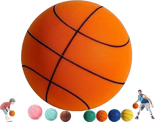 Miniatura 15 de Baloncesto silencioso, balón silencioso para interiores, baloncesto silencioso con asas, baloncesto de espuma silenciosa, baloncesto silencioso,