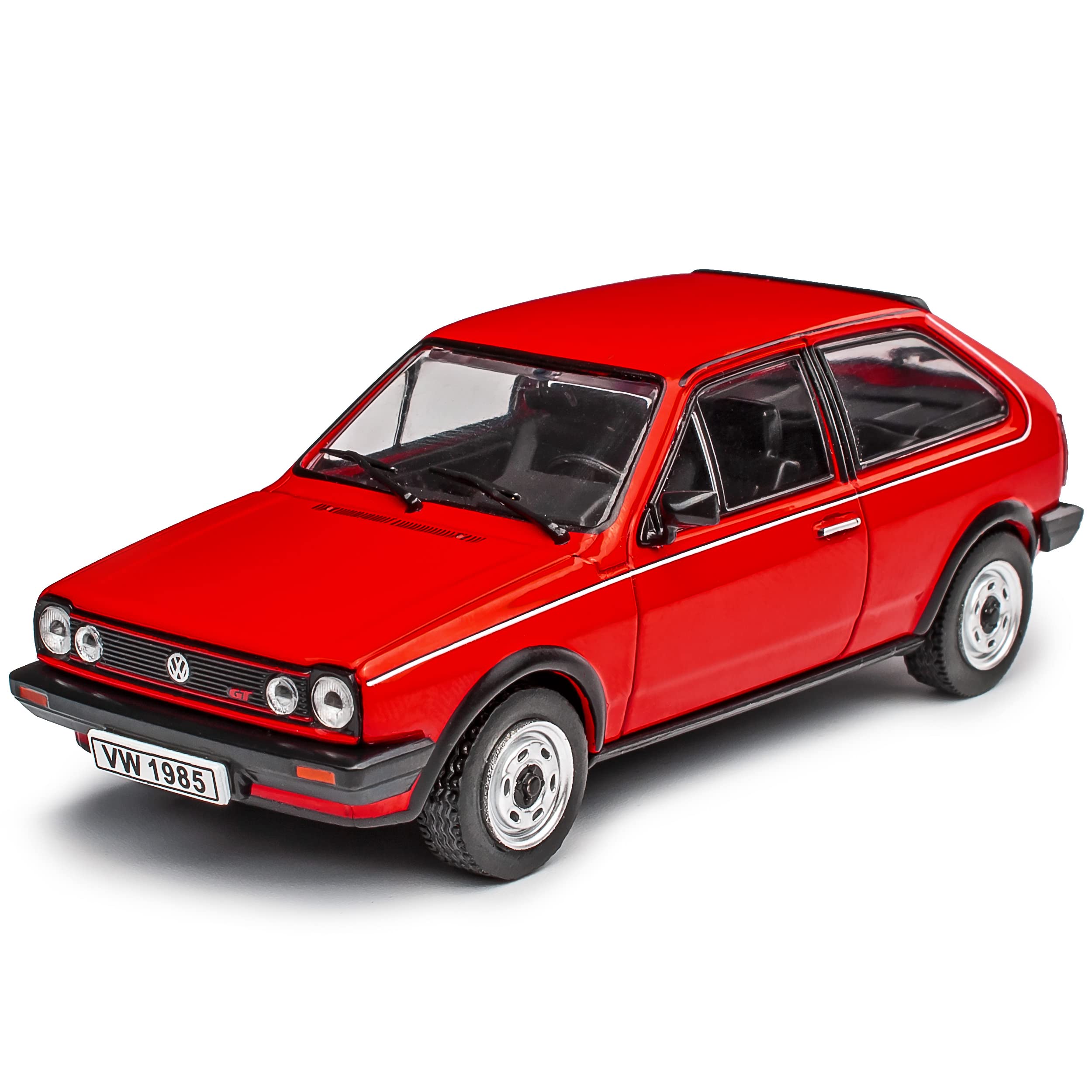 Volkwagen Polo II 86c Coupe GT 3 Türer Rot 2. Generation 1981-1994 1/43 DeAgostini Modell Auto