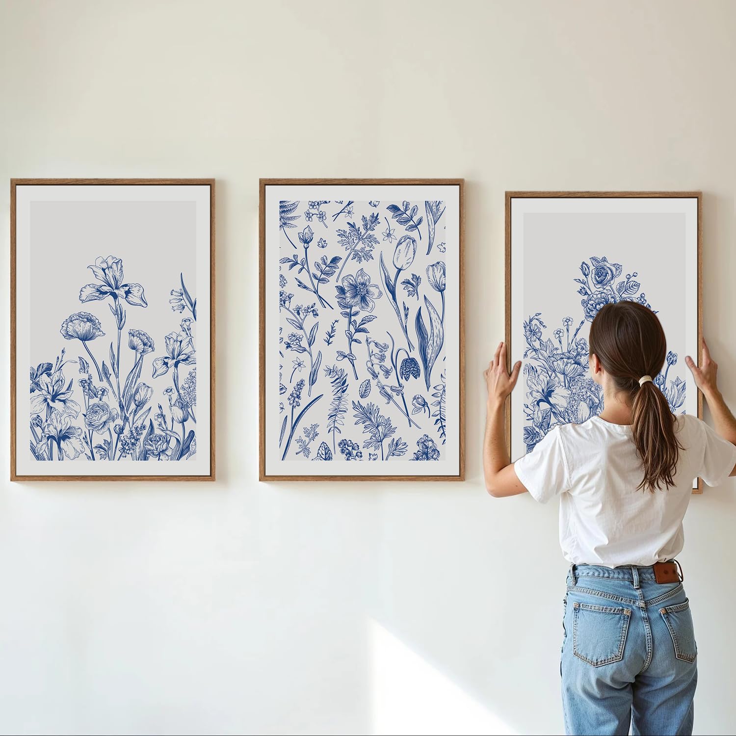 BOTANICAL ART 【import品】 Cattleya Memoria bleui: Vintage Botanical Orchid Wall Art