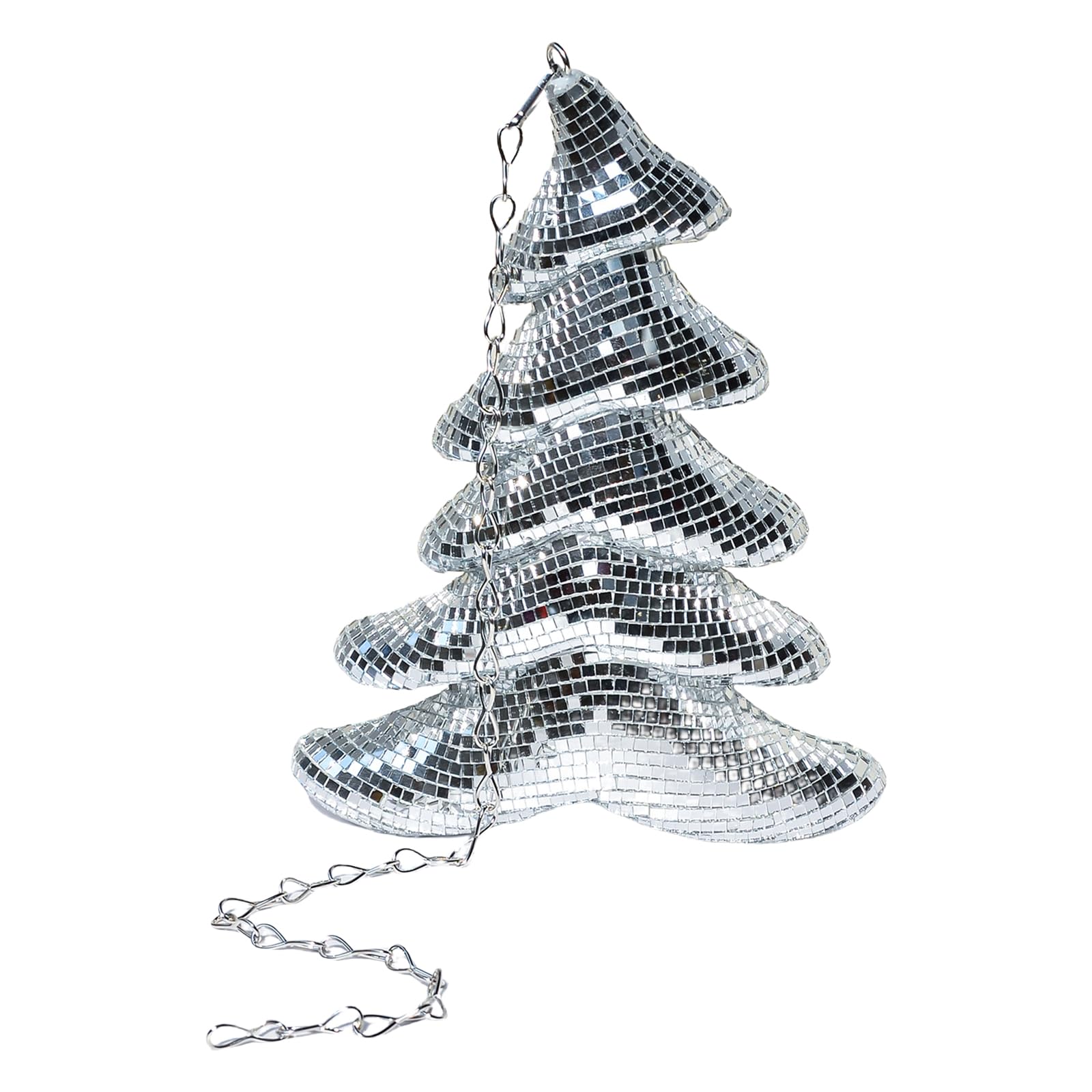 Tsophreniq Discos Bauble Light Reflectings Glass Christmas Tree Hangings Stylish Indoor Festives Embellishment Party Accessories Christmas Celebration Essential
