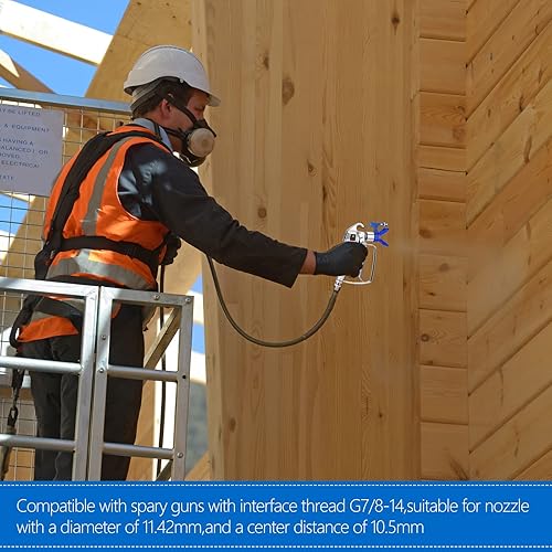 Miniatura 6 de 3 puntas de pulverización, pistola de pintura sin aire, boquilla protectora, repuesto de asiento para boquilla de pintura en aerosol sin aire,