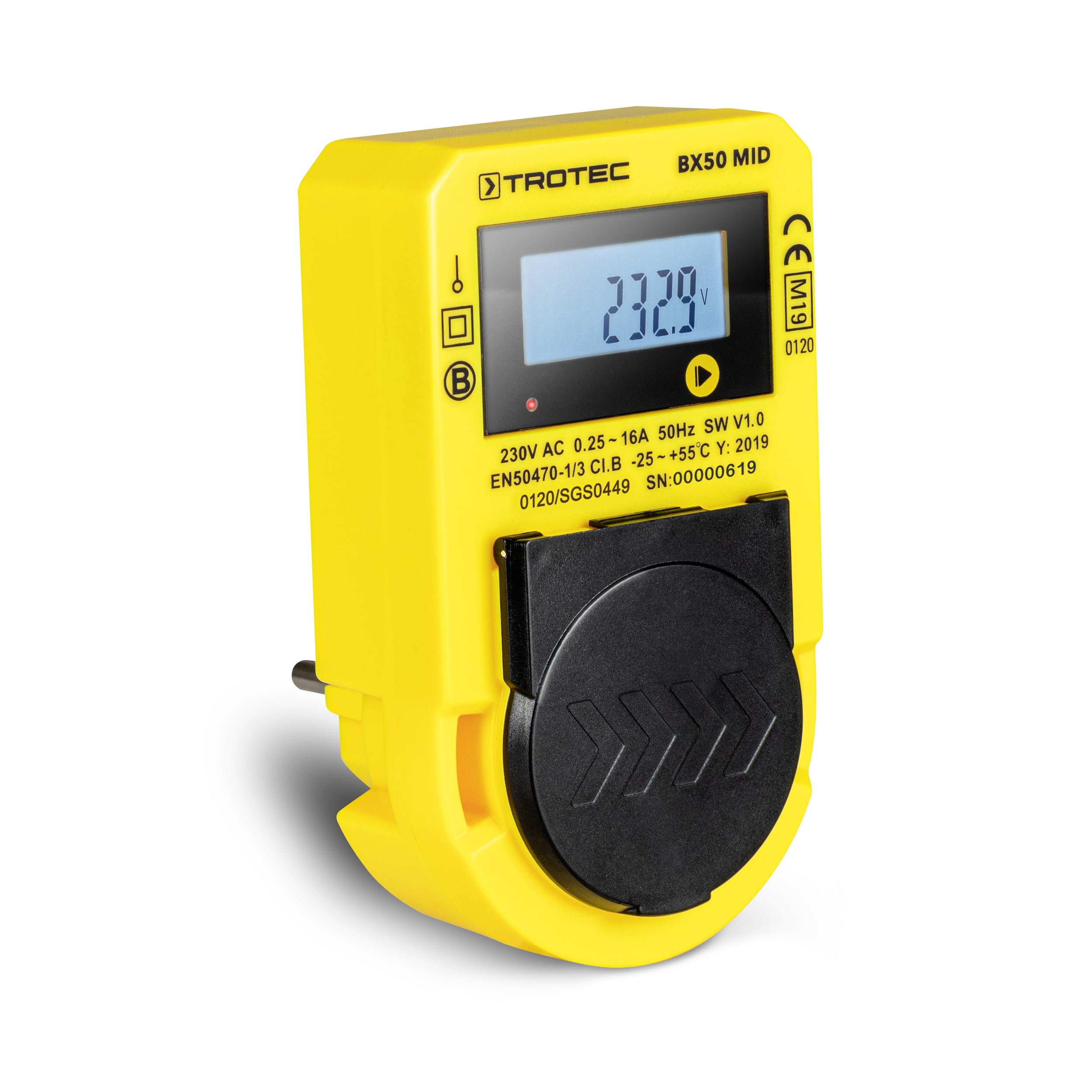 TROTEC BX50 MID Energieverbrauchsmessgerät MID geeicht