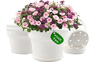 9 Inch Planter: Perfect for Indoor Plants, Outdoor Gardening, and More