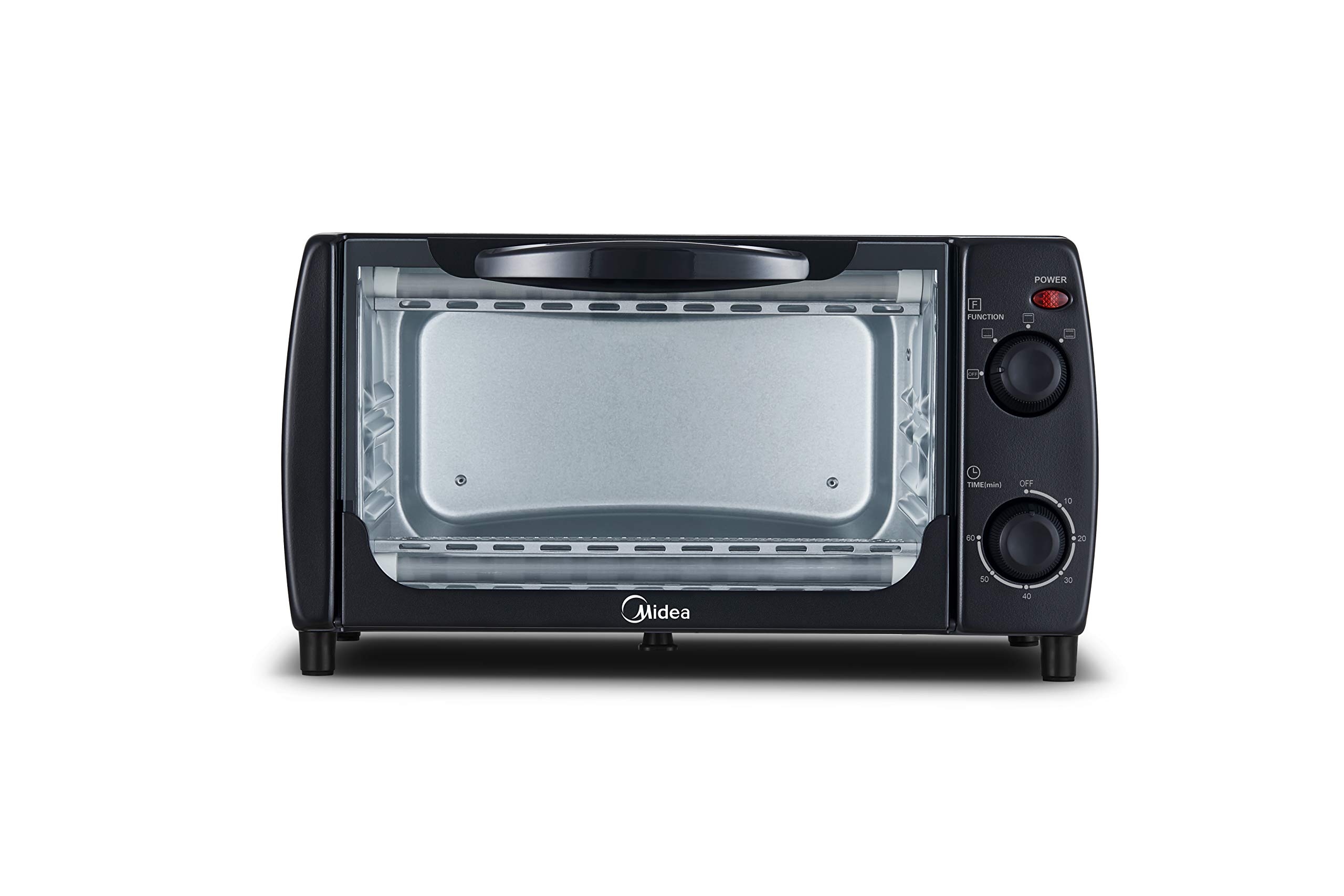 Midea MEO-10BAW1 10L Oven Toaster and Grill with 2 Heating Mode, Black