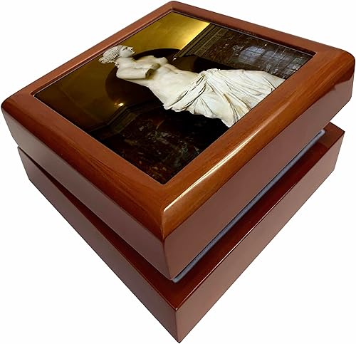 3dRose The lovely Venus de Milo statue which is still admired by all in the Louvre, Jewelry Box jb-38329-1