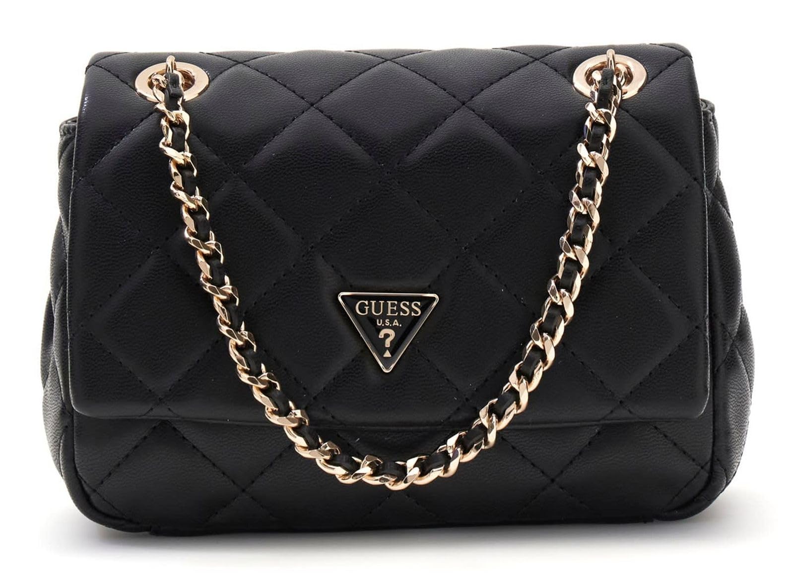GUESS borsa a tracolla Juliet Mini Flap Bag Black nero