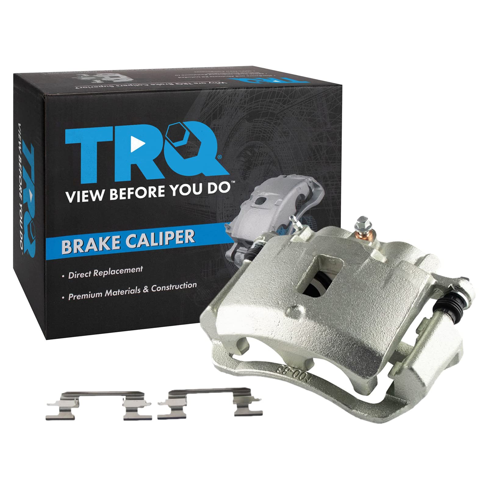 TRQ Rear Left Brake Caliper w/Bracket Drivers Side