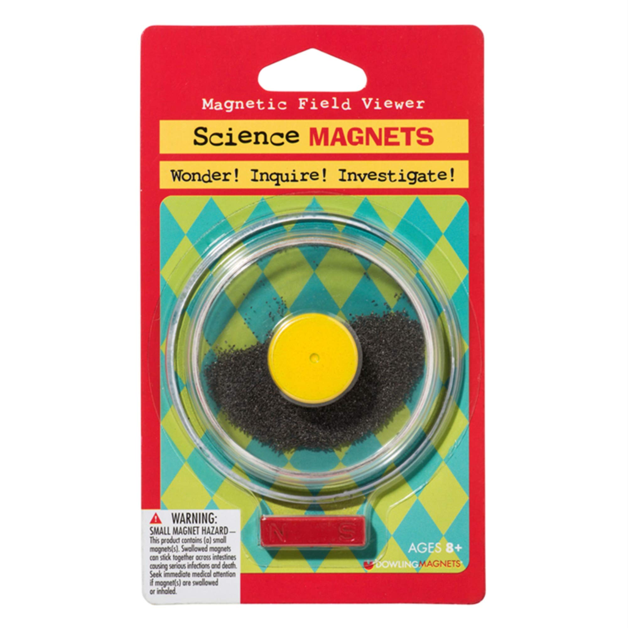 Dowling Magnets DO-731021 Magnetic Field Viewer, 0.75" Height, 4" Wide, 6.75" Length
