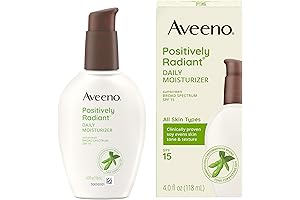 Aveeno Positively Radiant Daily Complex 15 Face Cream with SPF 15