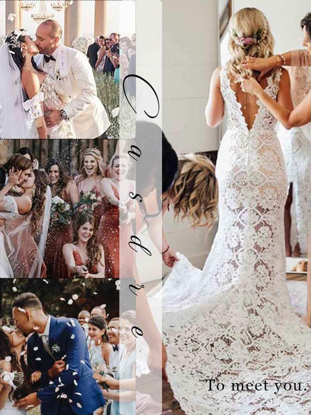 CASDRE Cathedral Length Veil 1 Tier Long Bridal Veil Bride Wedding Veils Cut Edge with Comb(118" L-59 W) - Image 7