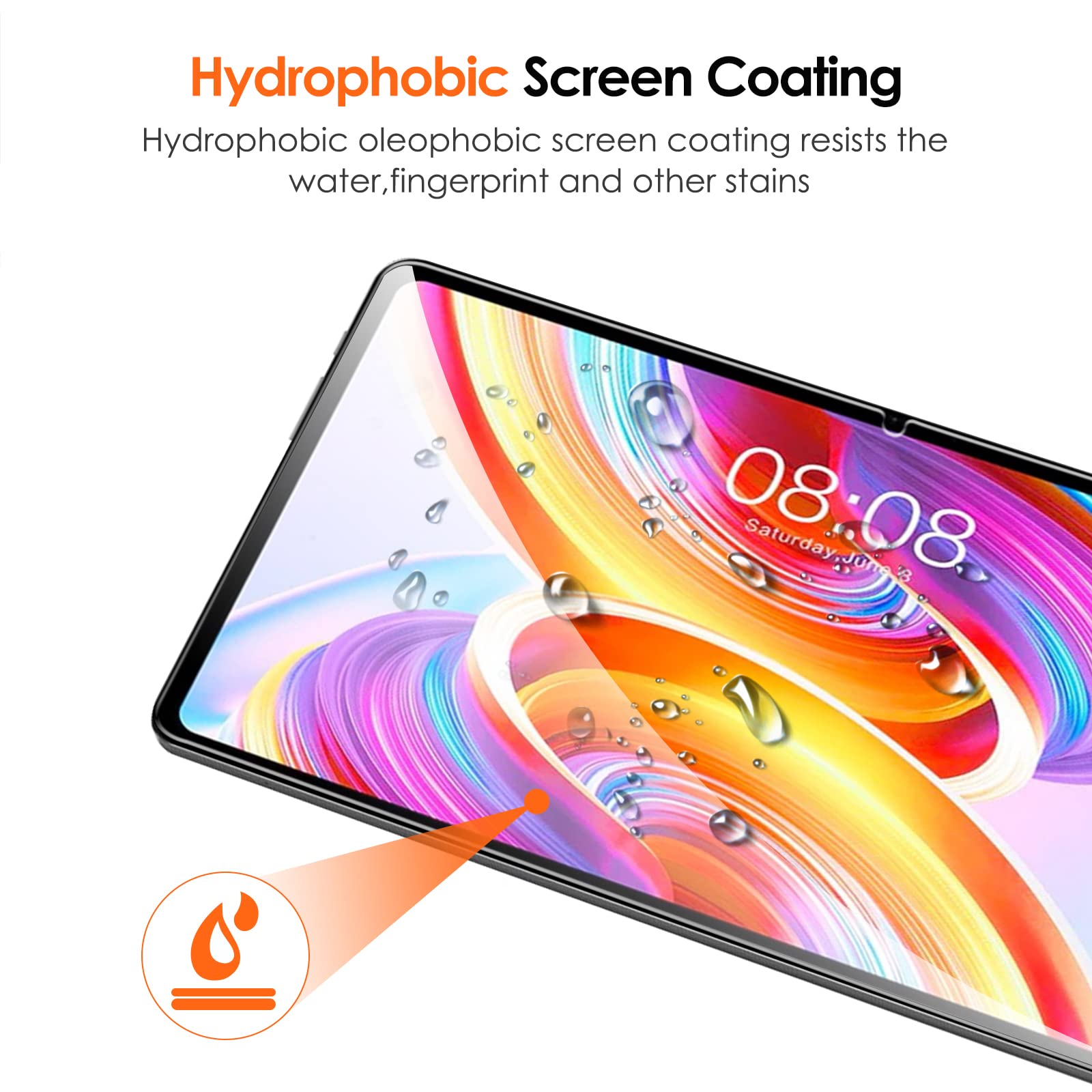 MoEx Pellicola in Vetro temperato Compatibile con Motorola Moto G6 Plus, Pellicola Protettiva infrangibile per Display, Pellicola in Vetro Anti sfondamento Crystal Clear, 2 Pezzi