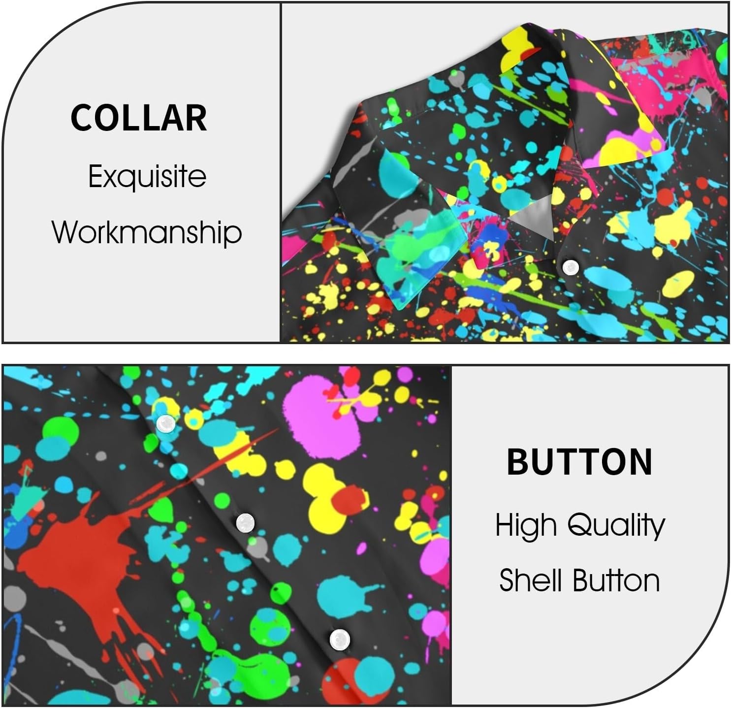 80s 90s Men's Hawaiian Outfits 2 Piece Shirt and Shorts Sets Button Down Beach Suits Disco Party - Image 5