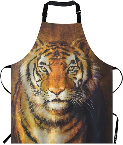 Miniatura 2 de EKOBLA Delantales para pájaros con acuarela, diseño de flores y animales