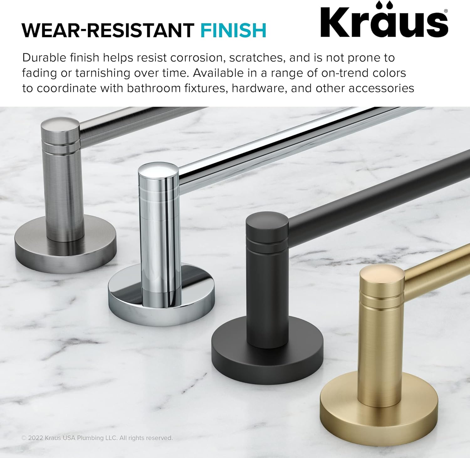 KRAUS Elie Bathroom Towel Ring in Brushed Gold, KEA-18825BG