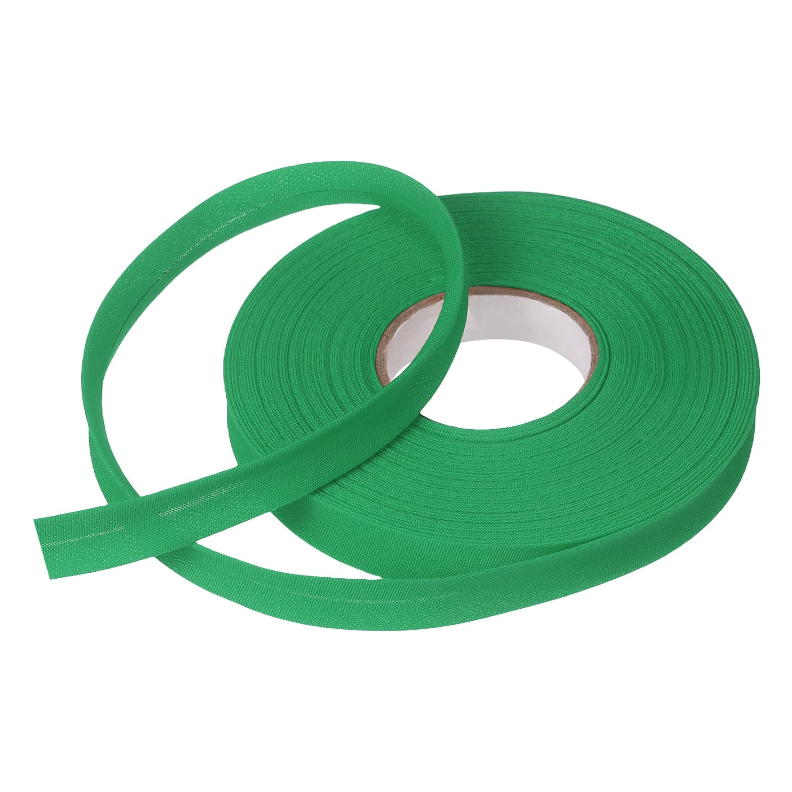 sourcing map 1/2 Inch Single Fold Bias Tape Polyester Continuous Bulk Bias Tape for Sewing,Seaming Quilting Hemming Binding Crafts (Blue-Green 15 Yards) โ image 1