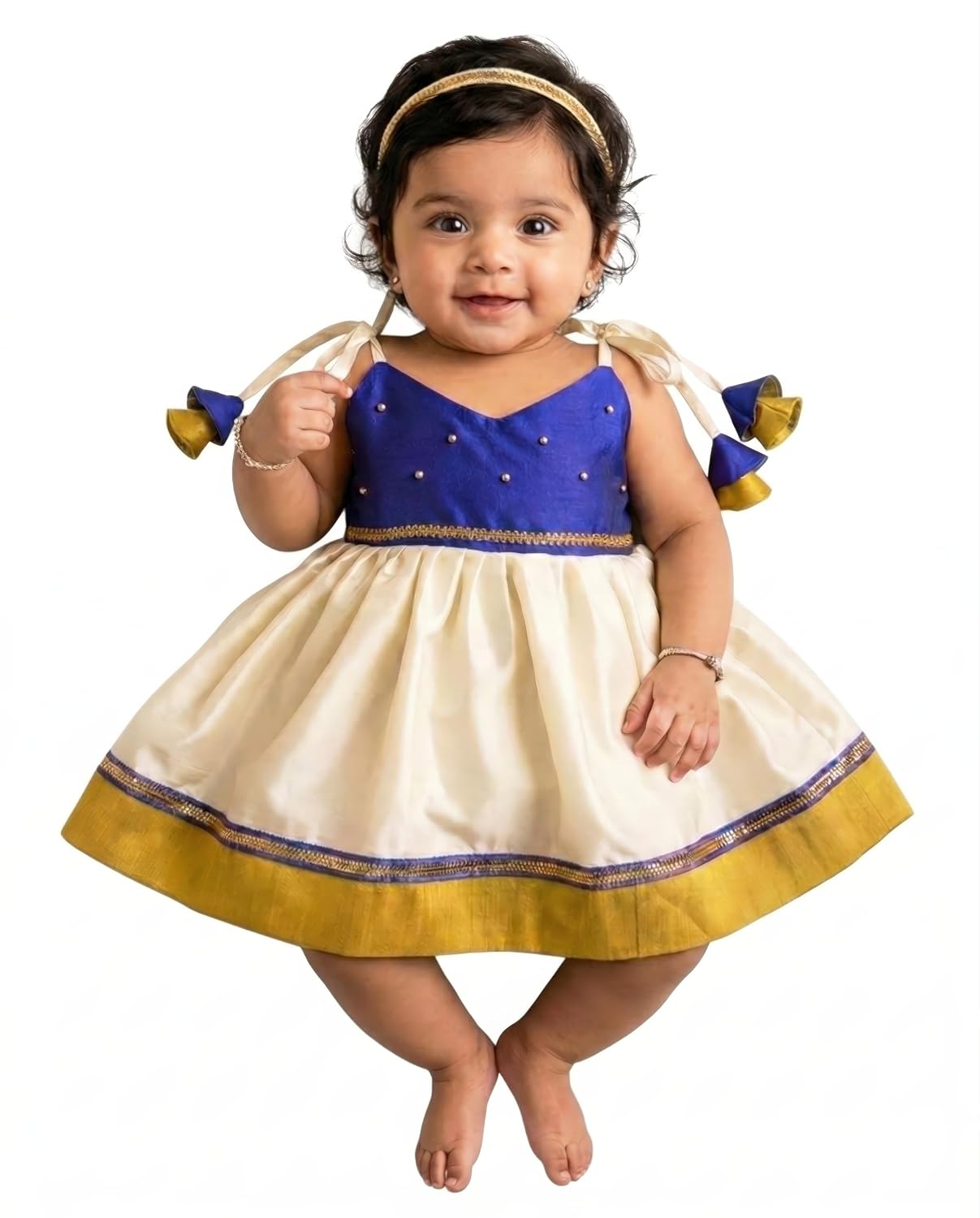 Stanwells Kids New Born Baby Silk Frock for Naming Ceremony - Infant Festive Indian wear - Review, Price and Buying Guide