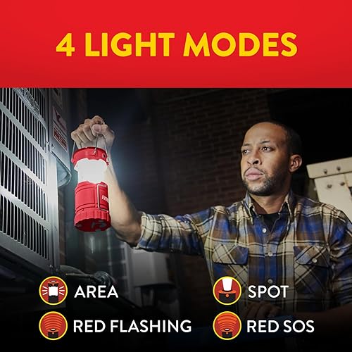 Miniatura 4 de Eveready Linterna LED para campamento 360 PRO (paquete de 3), luces superbrillantes para tienda de campaña, resistentes al agua IPX4, para