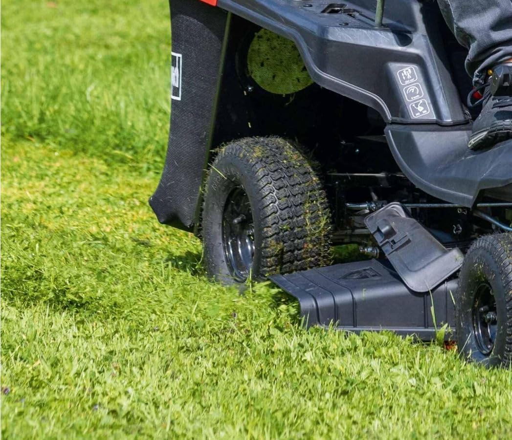 TRATTORE TRATTORINO RASAERBA TOSAERBA A SCOPPIO ACCENSIONE ELETTRONICA 4 TEMPI 8 CV 224 cc PER PRATO INGLESE