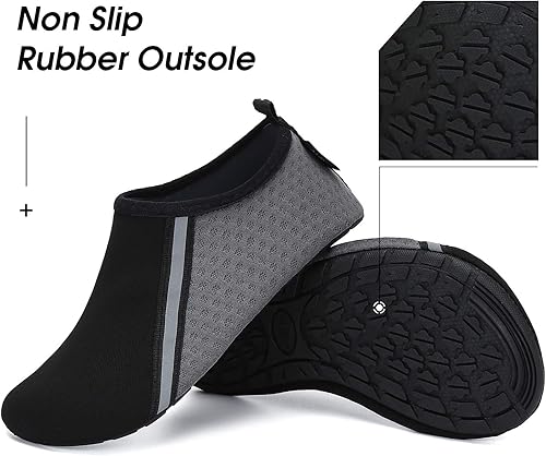 Miniatura 6 de Zapatos acuáticos para hombre y mujer, de secado rápido, para playa, piscina, natación, buceo, surf, deportes acuáticos, caminar, yoga
